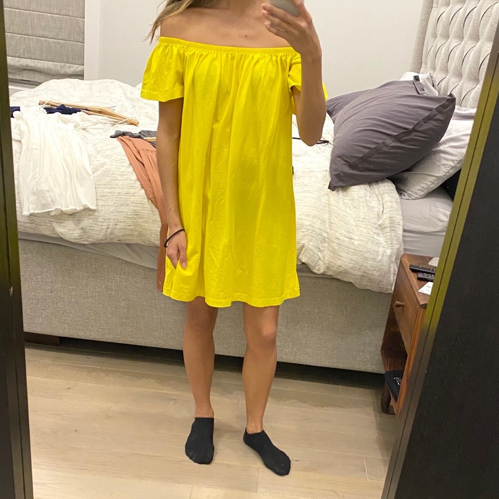 ASOS Yellow Cover Up Dress
